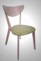 CK100R-01進口餐椅－綠皮（R水洗白）